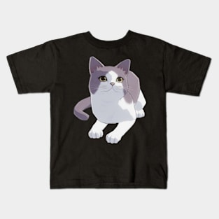 genshin impact cat Kids T-Shirt